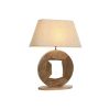 Asztali lámpa Home ESPRIT Bézs szín Természetes Mangófa 50 W 220 V 60 x 20 x 75 cm MOST 126139 HELYETT 80899 Ft-ért!