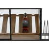 Palacktartó Home ESPRIT Fekete Természetes Fa Fém Kristály 102 x 32 x 60 cm MOST 206189 HELYETT 132242 Ft-ért!