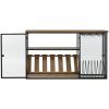 Palacktartó Home ESPRIT Fekete Természetes Fa Fém Kristály 102 x 32 x 60 cm MOST 206189 HELYETT 132242 Ft-ért!