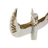 Dekoratív Figura Home ESPRIT Fehér Aranysàrga Gyanta Keleti 34 x 6,5 x 33,5 cm MOST 44573 HELYETT 26085 Ft-ért!