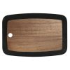 Vágódeszka Home ESPRIT Fekete Természetes Akácfa Tábla 30 x 20 x 1,8 cm MOST 8693 HELYETT 4878 Ft-ért!