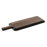   Vágódeszka Home ESPRIT Fekete Természetes Akácfa Tábla 51 x 17 x 1,8 cm MOST 10232 HELYETT 6126 Ft-ért!