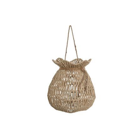 Gyertyatartó Home ESPRIT Természetes Fém Kötél 21 x 21 x 30 cm MOST 13605 HELYETT 8144 Ft-ért!