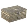 Ékszeres doboz Home ESPRIT Fehér Pezsgő Fa Alumínium 17,5 x 12,5 x 8,5 cm MOST 12328 HELYETT 7383 Ft-ért!
