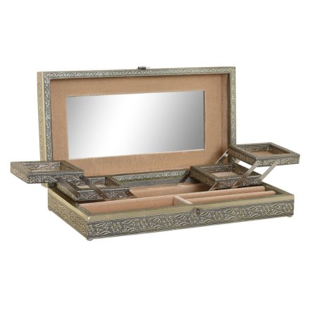 Ékszeres doboz Home ESPRIT Fehér Pezsgő Fa Alumínium 38 x 20 x 7,5 cm MOST 24355 HELYETT 14254 Ft-ért!