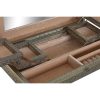 Ékszeres doboz Home ESPRIT Fehér Pezsgő Fa Alumínium 38 x 20 x 7,5 cm MOST 24355 HELYETT 14254 Ft-ért!