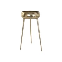   Kaspó Home ESPRIT Aranysàrga Alumínium modern 35,5 X 35,5 X 77 cm MOST 85897 HELYETT 54360 Ft-ért!
