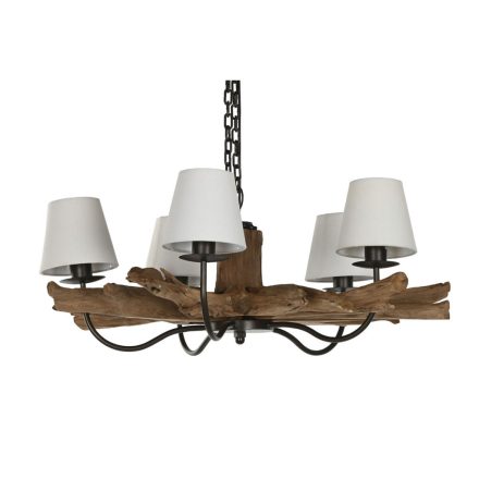 Mennyezeti Lámpa Home ESPRIT Vas teakfa 90 x 90 x 35 cm MOST 415286 HELYETT 266352 Ft-ért!