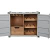 Palacktartó Home ESPRIT Szürke Égszínkék 77 x 41 x 64 cm MOST 298358 HELYETT 191364 Ft-ért!