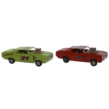 Dekoratív Figura Home ESPRIT Piros Zöld Vintage 25,5 x 10 x 8,5 cm (2 egység) MOST 30566 HELYETT 17891 Ft-ért!