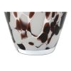 Váza Home ESPRIT Fehér Barna Kristály modern 15,5 X 15,5 X 24,5 cm MOST 15012 HELYETT 8987 Ft-ért!