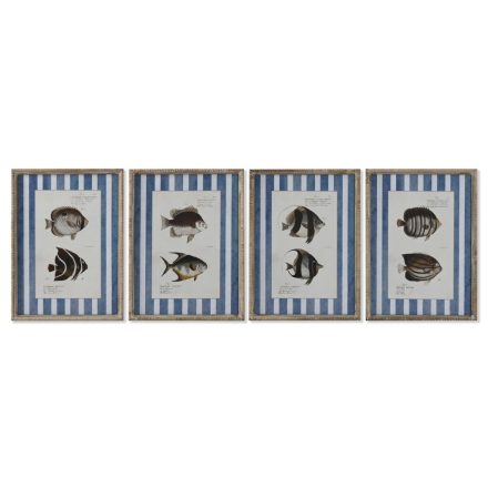 Kép Home ESPRIT Kék Hal 40 X 2,5 X 55 cm (4 egység) MOST 135312 HELYETT 86786 Ft-ért!