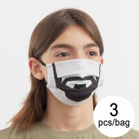  Újra használható higiénikus maszk Beard Luanvi M méret Csomag 3 egység MOST 15469 HELYETT 827 Ft-ért!