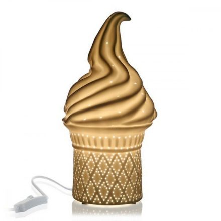 Asztali lámpa Versa Ice Cream 25W Porcelán (13,7 x 27 x 13,7 cm) MOST 14146 HELYETT 8466 Ft-ért!