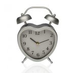   настолен часовник Versa Szív Ezüst színű Fém (21 x 15 x 6 cm) MOST 10356 HELYETT 6226 Ft-ért!
