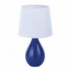   Asztali lámpa Versa Aveiro Kék Kerámia (20 x 35 x 20 cm) MOST 13032 HELYETT 8565 Ft-ért!