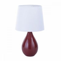   Asztali lámpa Versa Camy Piros Kerámia (20 x 35 x 20 cm) MOST 13032 HELYETT 8565 Ft-ért!