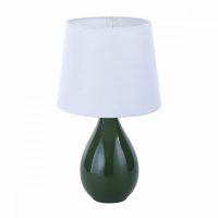   Asztali lámpa Versa Roxanne Zöld Kerámia (20 x 35 x 20 cm) MOST 13032 HELYETT 8565 Ft-ért!