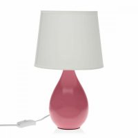   Asztali lámpa Versa Roxanne Rózsaszín Kerámia (20 x 35 x 20 cm) MOST 13032 HELYETT 8565 Ft-ért!