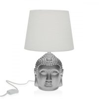   Asztali lámpa Versa Ezüst színű Buddha Porcelán (21 x 33 x 21 cm) MOST 26150 HELYETT 17197 Ft-ért!