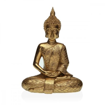 Dekoratív Figura Versa Aranysàrga Buddha 12 x 29 x 21 cm Gyanta MOST 24286 HELYETT 15105 Ft-ért!