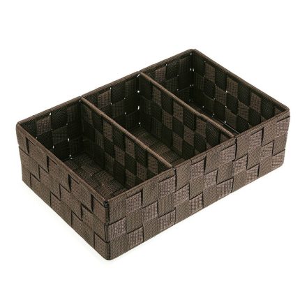 Rekeszekre osztott doboz Versa Sötétbarna 21 x 10 x 32 cm MOST 8407 HELYETT 4357 Ft-ért!