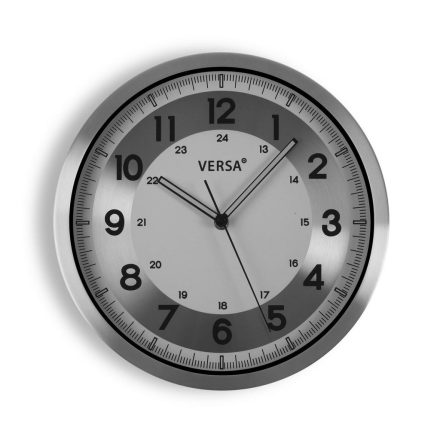 Falióra Versa Ezüst színű Fém Alumínium Kvarc 4,1 x 30,5 x 30,5 cm MOST 20333 HELYETT 10136 Ft-ért!