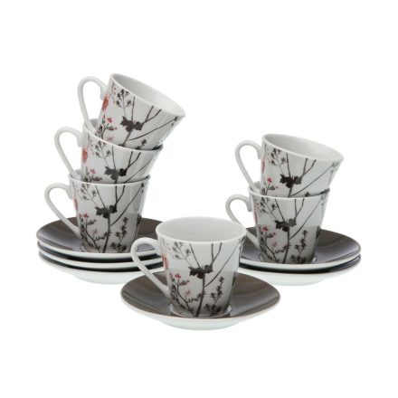 6 Darabos Kávéscsésze Szett Versa Balbec Porcelán MOST 15229 HELYETT 7590 Ft-ért!