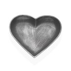   Dekoratív Figura Versa Ezüst színű Szív 25 x 25 x 3,5 cm MOST 6095 HELYETT 3795 Ft-ért!