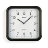 Falióra Versa Fekete Műanyag Kvarc 3,5 x 28,5 x 29,5 cm MOST 11826 HELYETT 5895 Ft-ért!