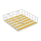   Szalvétatartó Versa Sárga Fém 35 x 0,03 x 25 cm Csíkok MOST 8423 HELYETT 4365 Ft-ért!
