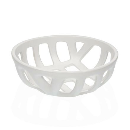 Gyümölcsöstál Versa Fehér Kerámia Dolomite 26,4 x 8,5 x 26,4 cm MOST 23737 HELYETT 11831 Ft-ért!