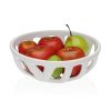 Gyümölcsöstál Versa Fehér Kerámia Dolomite 26,4 x 8,5 x 26,4 cm MOST 23737 HELYETT 11831 Ft-ért!