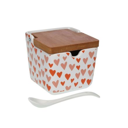 Cukortartó Versa Amore Kerámia 8,8 x 8,5 x 8,8 cm MOST 7085 HELYETT 3712 Ft-ért!