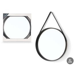 Falitükör Kristály Fekete Fehér Műanyag