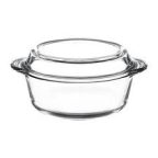 Edény fedéllel Boroszilikát üveg Átlátszó 