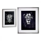   Kép Lion - Tiger (43 x 3 x 53 cm) MOST 12414 HELYETT 7962 Ft-ért!
