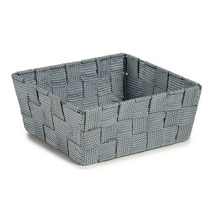 Kosár redőzött 18 x 8 x 21 cm Szürke Szövet MOST 820 HELYETT 562 Ft-ért!