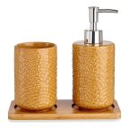   Fürdőszett площади Kerámia Bambusz Camel (3 pcs) MOST 9219 HELYETT 5911 Ft-ért!
