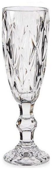 Pezsgőspohár Gyémánt Kristály Átlátszó (170 ml) 