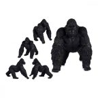   Dekoratív Figura Gorilla Fekete Gyanta (30 x 36 x 45 cm) MOST 44209 HELYETT 30127 Ft-ért!