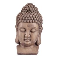   Decorative Figure for Garden Buddha fej Szürke Polyresin (35 x 65,5 x 38 cm) MOST 67349 HELYETT 52983 Ft-ért!