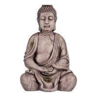   Decorative Figure for Garden Buddha Szürke Polyresin (25 x 50,5 x 32,5 cm) MOST 41192 HELYETT 28070 Ft-ért!