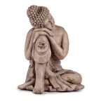   Dekoratív kerti figura Buddha Szürke Polyresin (34,5 x 54,5 x 31 cm) MOST 53045 HELYETT 39923 Ft-ért!