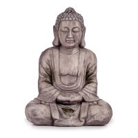   Decorative Figure for Garden Buddha Szürke Polyresin (25 x 57 x 42,5 cm) MOST 54933 HELYETT 37432 Ft-ért!