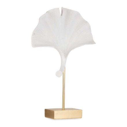 Dekoratív Figura Virág Fehér Polyresin (8 x 37 x 24,5 cm) MOST 13001 HELYETT 7978 Ft-ért!