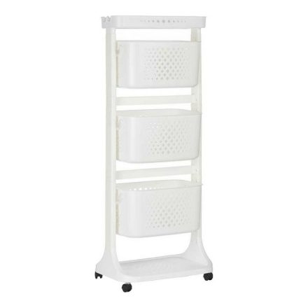 Növényi kocsi Kinvara TP-749 Fehér polipropilén Műanyag 33 x 112 x 41 cm MOST 34990 HELYETT 21471 Ft-ért!