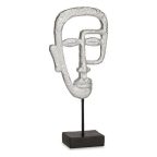   Dekoratív Figura Arc Ezüst színű Polyresin (19,5 x 38 x 10,5 cm) MOST 12313 HELYETT 7896 Ft-ért!
