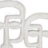 Dekoratív Figura Arc Fehér Polyresin (27 x 32,5 x 10,5 cm) MOST 15554 HELYETT 5622 Ft-ért!
