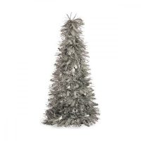   Karácsonyfa Matt Tinsel 18 x 18 x 45,5 cm Ezüst színű Műanyag polipropilén MOST 5747 HELYETT 1521 Ft-ért!